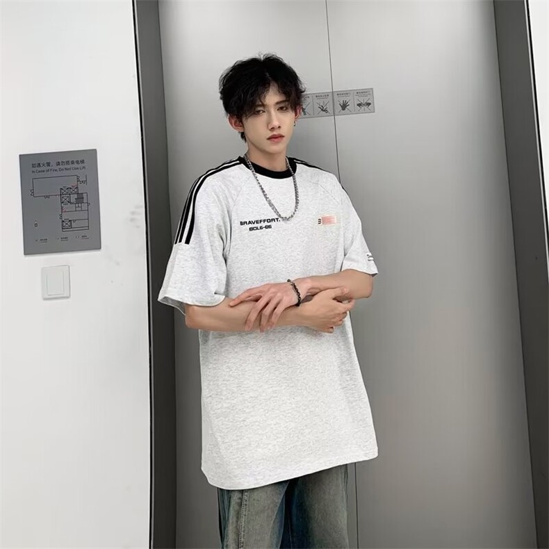2024春夏季新款男休闲圆领纯棉短袖T恤TC58P36,男装T恤,星座1116-2
