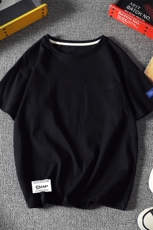 DX24062-P25大口袋百搭短袖t恤男大码半袖体恤上衣服，男装T恤，电商A040A