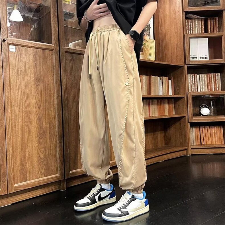 新款时尚潮男百搭宽松休闲裤,男装休闲裤,四季星座218-1