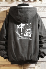 NM53134-P140牛仔外套男大码加厚加绒棉衣男羊羔毛棉服男，男装棉衣，电商A040A