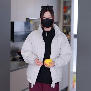 现货冬季美式休闲加厚雪山外套夹克立领纯色三防户外工装棉服图片