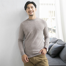 GBN63087限价588元男士冬季新款长袖圆领山羊绒针织衫休闲P516，男装针织衫/毛衣，电商B360