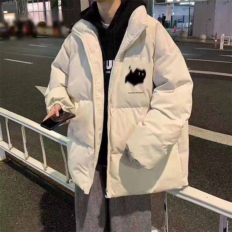 加厚棉衣男女冬潮流潮棉服休闲情侣款oversize棉袄外套男M224P60,男装棉衣,星座1013-5