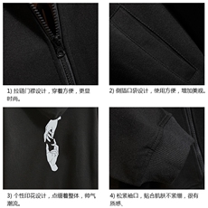 KS21147-P38加绒款-P43连帽开衫卫衣男运动外套大码班服砖墙，男装卫衣，电商A040A
