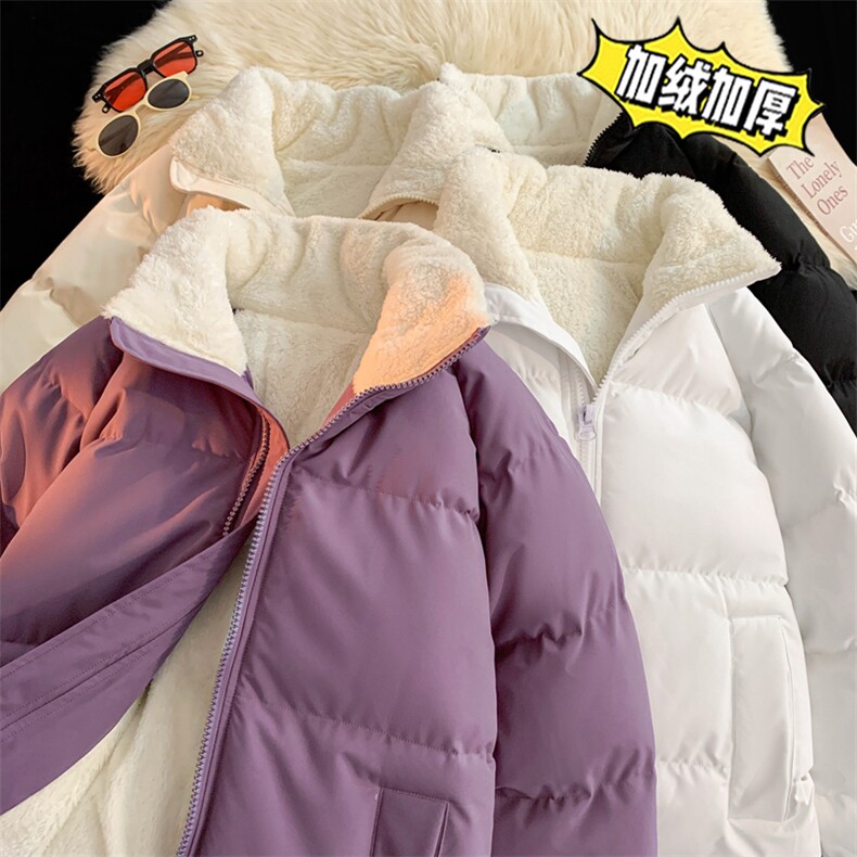 三防料抖音品质现货10W件宽松加绒加厚棉衣外套棉服BM111特P78,男装棉衣,电商A486
