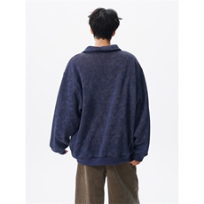 现货WY10165-特P48控88美式复古解构拼接大码男宽松情侣套头卫衣，男装卫衣，电商A059