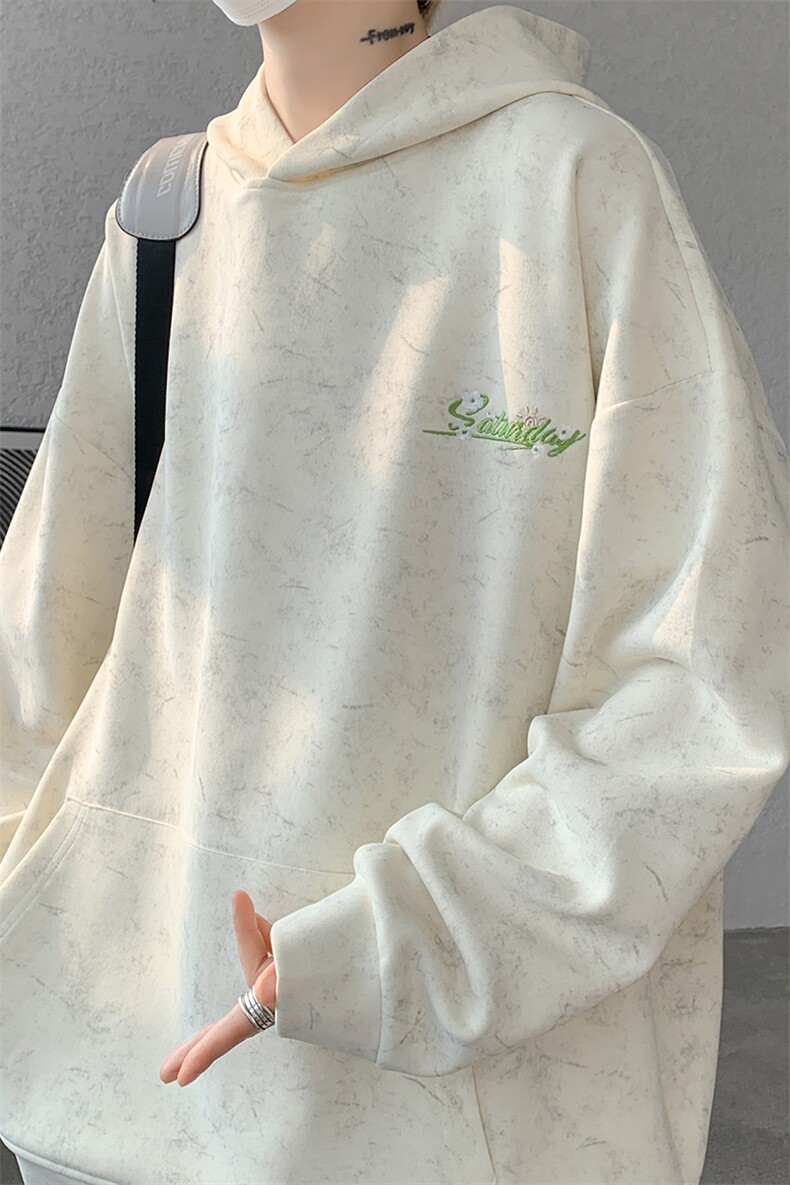 现货WY10079-特P40控68秋季新款华棉扎染高品质百搭连帽卫衣,男装卫衣,电商A059