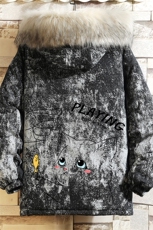 MC49129-P135日系潮棉衣男大码派克服男工装棉服外套棉袄砖墙，男装棉衣，电商A040A