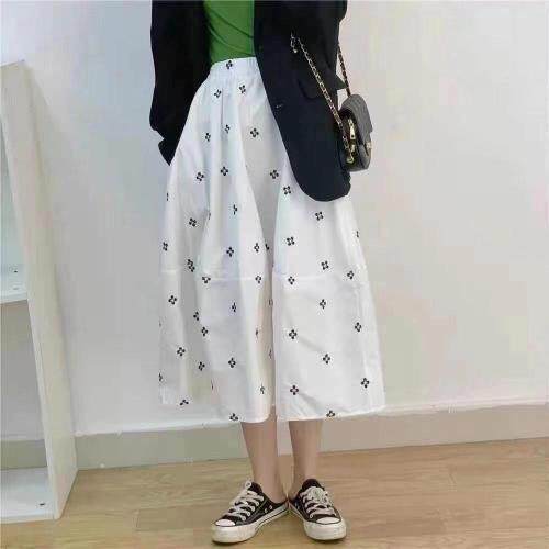 现货定做刺绣 蓬蓬半身裙2021夏季新款中长款高腰长裙伞裙，女装半身裙，妍妍衣坊