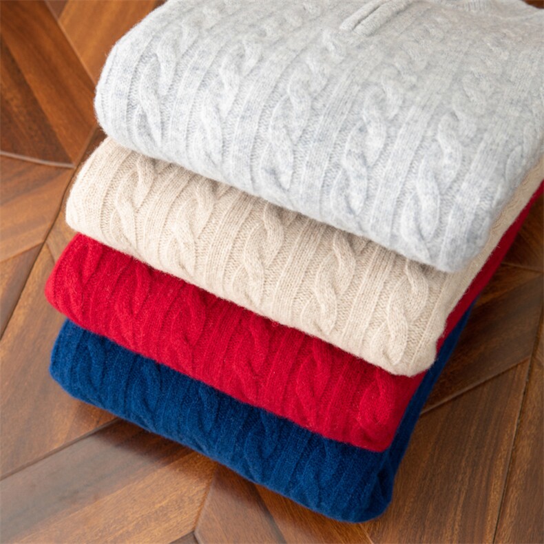 时尚男士套头衫秋季新款半高领长袖毛衣多色可选舒适保暖，男装羊绒套衫，端硕羊绒