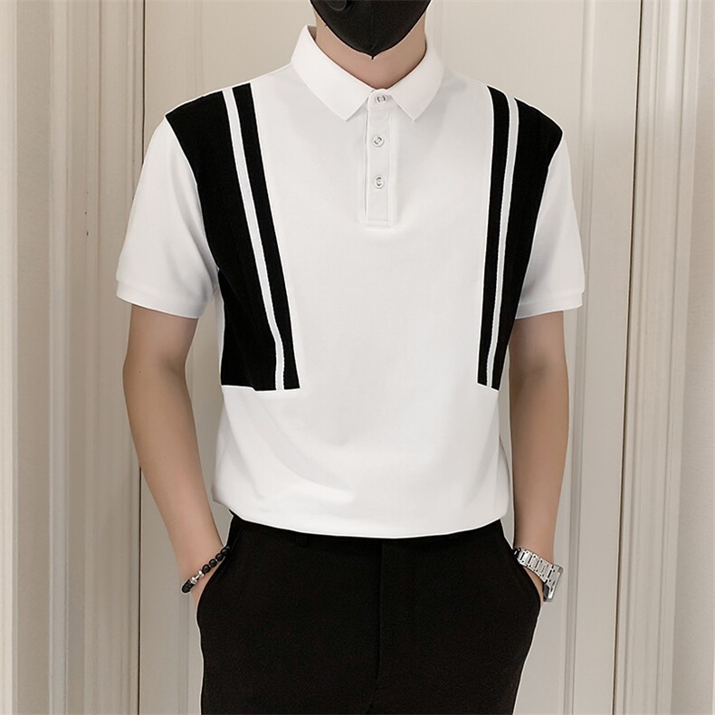 社会小伙短袖T恤男2025新款夏季潮牌A313-1-32302-P4868元，男装T恤，电商A313-1