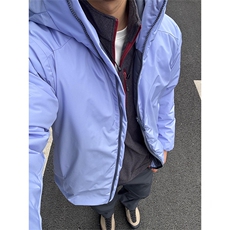 高品阿瞳木户外山系轻量化P棉休闲连帽棉衣棉服男女A1123-P125，男装棉衣，星座1505