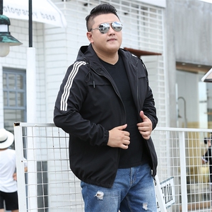 M-9XL男大码连帽夹克外套5032-1_356(M-4XLP60A4XL-9XLP70)