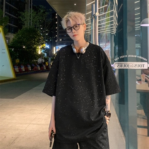 GENIOLAMODE满天星休闲运动套装男士夏季新款青少年帅气潮流搭配图片