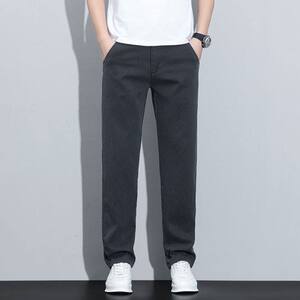 春夏款男士宽松直筒休闲裤男款2025新款春季时尚百搭长裤子男8102图片