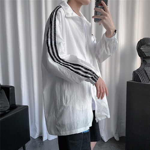 F2031/P45现货男士防晒衣男韩版学生休闲运动上衣薄款外套大码男图片