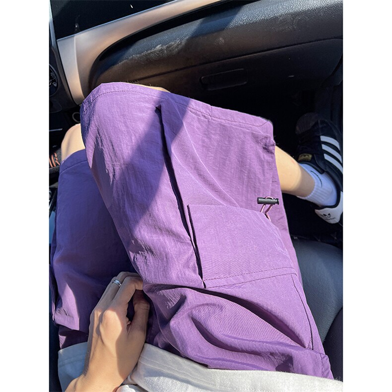 夏季美式高街冰丝hiphop运动五分工装裤短裤货号DK2428P38,男装牛仔裤,电商A063