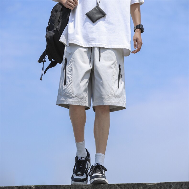 夏季潮牌宽松百搭五分裤美式户外机能工装短裤男 现货 K8044-P32图片