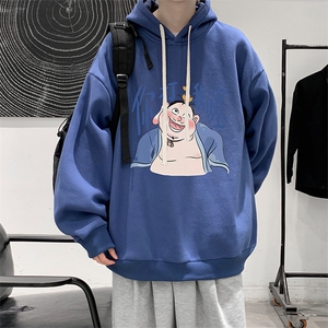 连帽卫衣男大码胖子帽衫大号运动服WY2437-P35图片