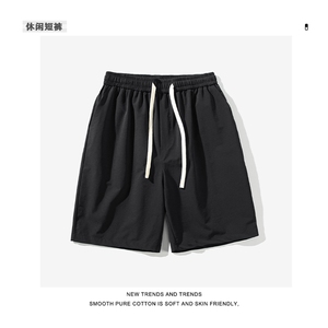 短裤男士纯色简约2023夏季宽松休闲潮流运动五分中裤XD2320特批28图片