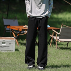 山系防泼水防风软料登山冲锋裤男春秋直筒阔腿运动休闲裤KZ067P50，男装休闲裤，电商B312