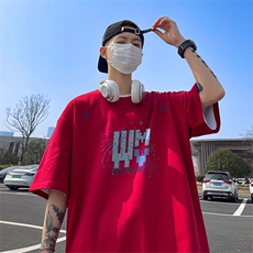 可设48小时发货支持抖音得物来样二开230克重磅美式短袖t恤MT355，男装T恤，电商A486