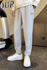 社会精神小伙裤子男夏潮牌ins运动束脚九分裤A210-K8593-P45控68，男装休闲裤，星座210-3