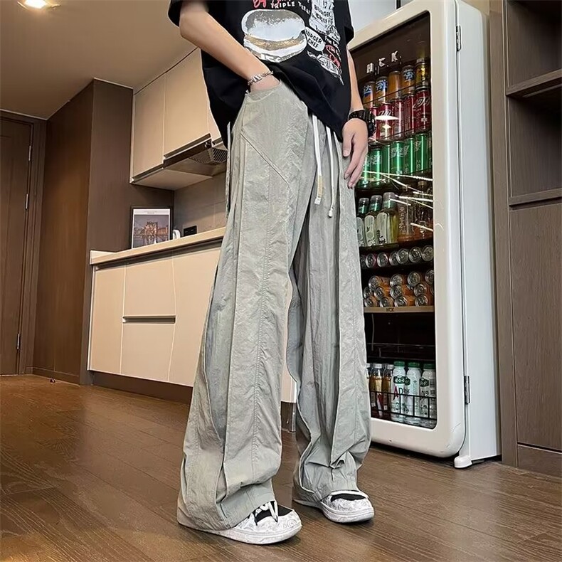 设计师款~夏日小众结构速干裤男街头vibe休闲运动裤薄款KA615，女装休闲裤，星座1116A-1（原606A）