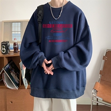 ！圆领卫衣男装港风长袖T恤男外套男WY148-P28，男装卫衣，电商B367