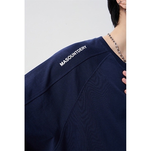 B225-T9501-P45-X59-现货270g设计感新款美式短袖T恤-棉图片