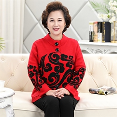 2025年秋季时尚百搭休闲加厚祥云开衫，女装羊毛衫，亚东羊绒制品