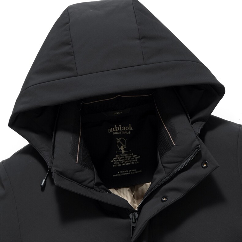 HYD25907新款冬季男士鸭绒羽绒服可脱卸帽内胆保暖外套修身大衣,男装羽绒服,电商B360