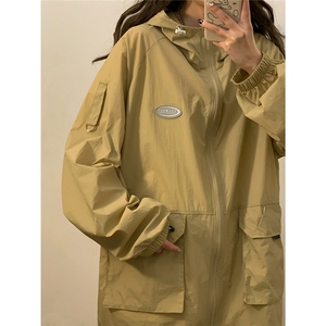1中性连帽工装大口袋大码M-5XL户外潮牌防晒服男FS77009特P39控78图片