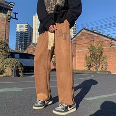 男新款青少年时尚鹿皮绒休闲裤A742P35，男装休闲裤，星座1116-2