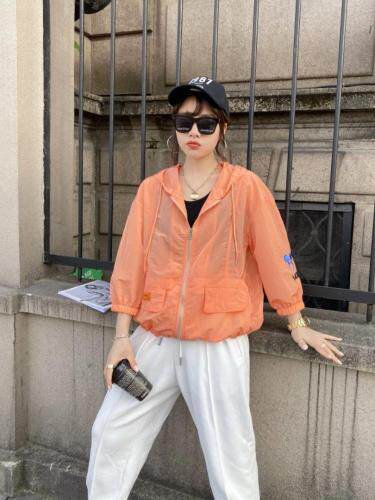 【现货】夏季新款糖果色薄款时尚防晒外套，女装，微迪菲