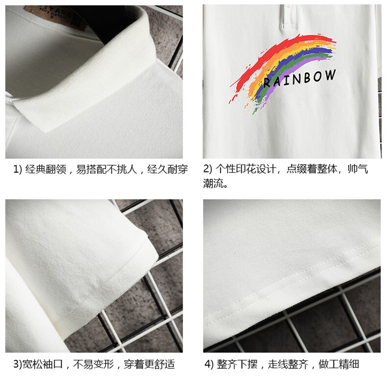 PL57064-P35翻领短袖polo衫男大码胖子半袖t恤男有领保罗衫,男装Polo衫,电商A040A