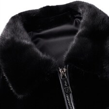 DLSN98755新款2021男式翻领水貂领外套金貂绒保暖夹克P800，男装夹克，电商B360
