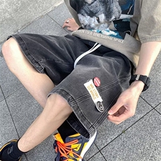 青春流行潮流文艺五分裤简约夏季新款男气质潮牛仔裤XD3115，男装牛仔裤，星座208-5