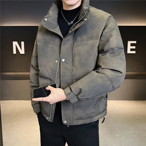 标90 男休闲立领羽绒服 图案面包服外套上衣 A329-YR2553-P255图片