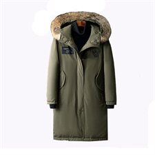 2020电商B247冬季韩版时尚流行加厚抗寒羽绒服中长款女MY08-P360，男装羽绒服，电商B247