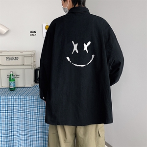 CS15190-P38 长袖衬衫男士大码宽松衬衣男寸衫男寸衣图片