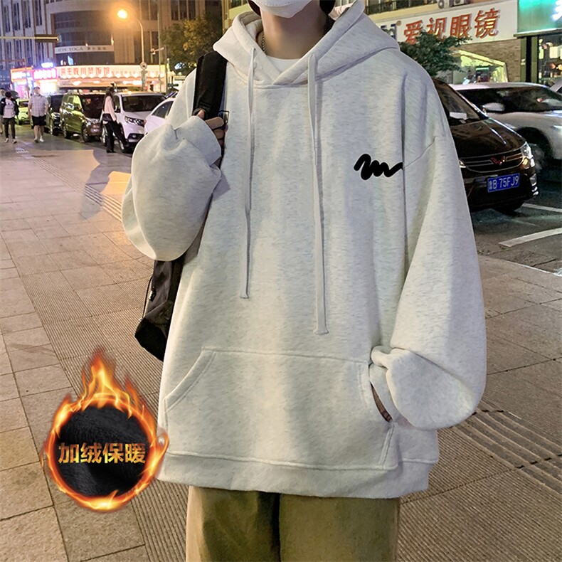 抖音供货、复合重磅加绒现货连帽卫衣宽松D223A-JR-WY2389-特P40,男装卫衣,电商019-1