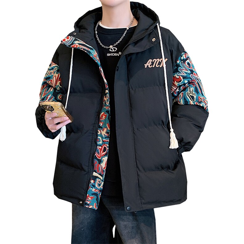 XZ102B-1潮风外套男女同款新款棉衣XZ102B-1-M8006P125,男装棉衣,星座102B-1