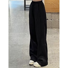 抽绳条纹休闲裤男女秋显瘦工装裤宽松阔腿裤长裤MKX27P37，男装工装外套，星座1013-5