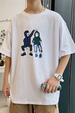 ！2021春夏纯棉男士短袖T恤宽松学生潮流印花半袖体恤T216P20，男装T恤，电商B220