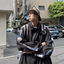 港风冰丝防晒衣薄款克莱因蓝外套户外休闲潮牌防晒服FS7765P38，男装夹克，星座227-7