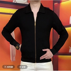 翻领拉链长袖现货百搭25秋季j166-p55，男装卫衣，星座1602（原101B）