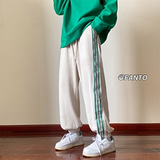 高端秋冬季欧棉绒宽松直筒男裤子休闲裤K805*P39控68，男装休闲裤，星座227-2