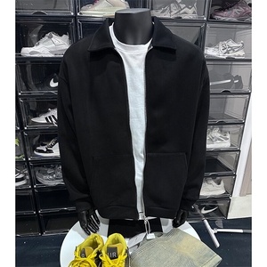 YK86030-P45 50%棉50%聚酯纤维 加厚420克重磅开衫卫衣外套图片