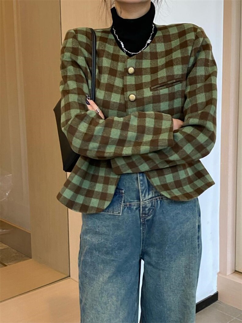 格子羽绒，其它，麦缇诺